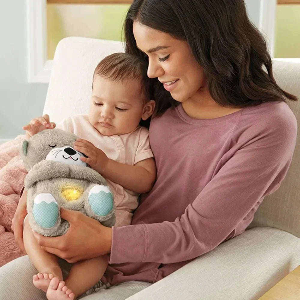 Mykro™ 2024 Nouveau compagnon de respiration en peluche portable Soothe 'n Snuggle Otter