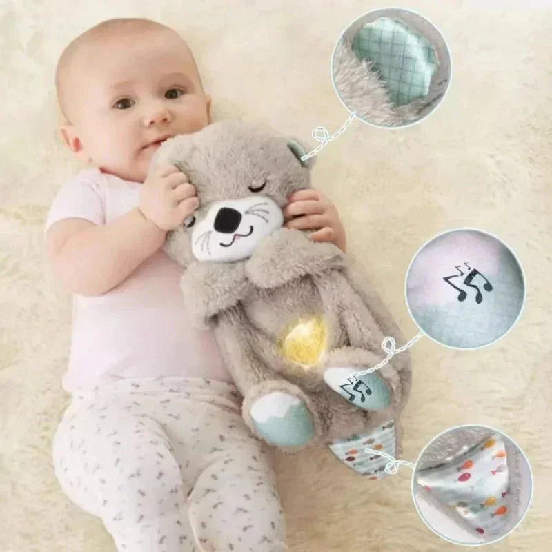 Mykro™ 2024 Nouveau compagnon de respiration en peluche portable Soothe 'n Snuggle Otter